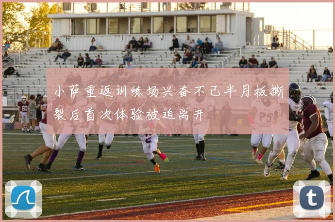小萨重返训练场兴奋不已半月板撕裂后首次体验被迫离开
